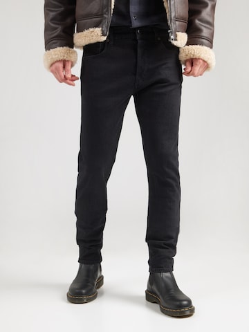 Tapered Jeans '3301' di G-STAR in nero: frontale