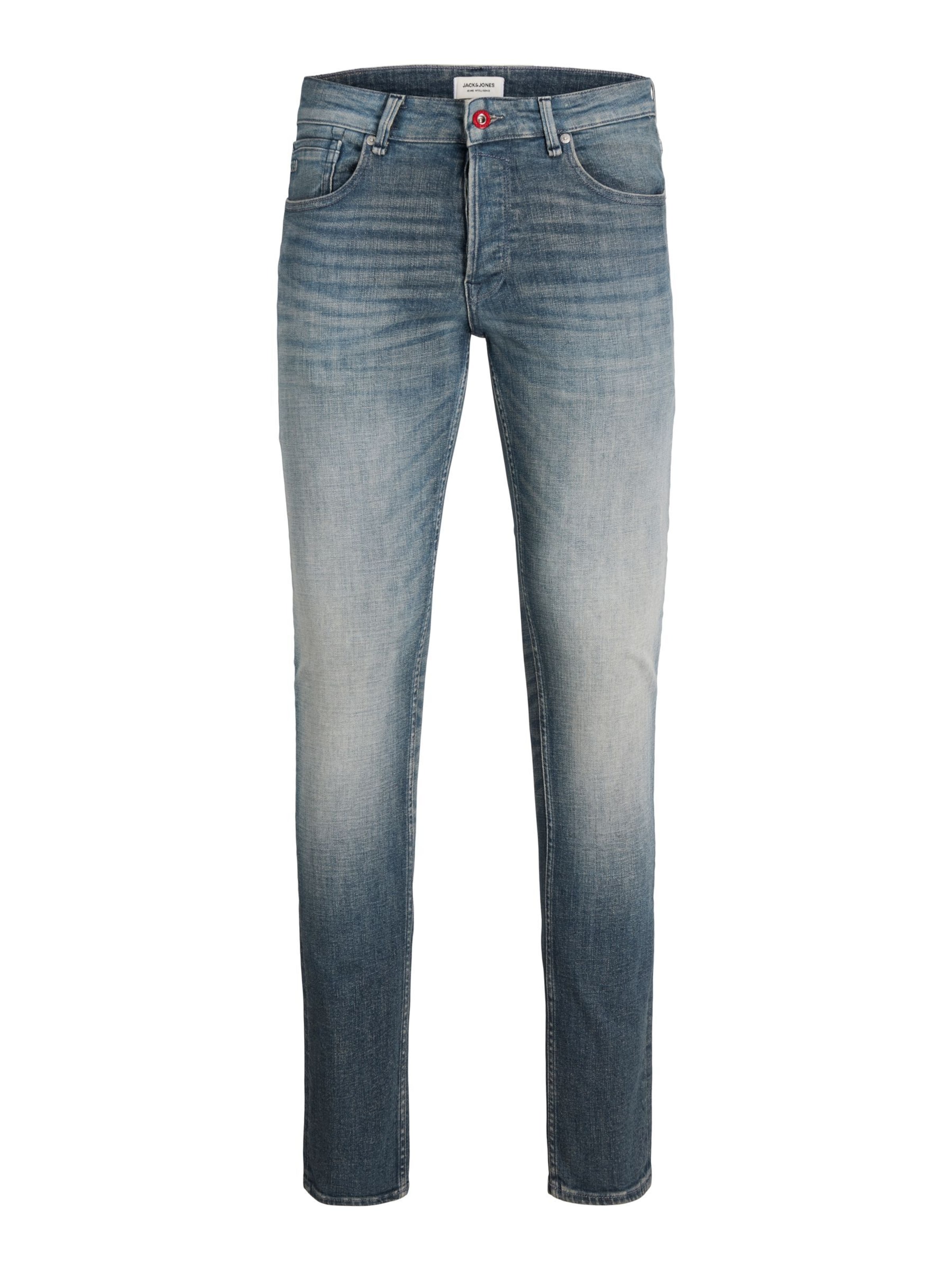 Regular Jean 'JJIGLENN' JACK & JONES en bleu : devant