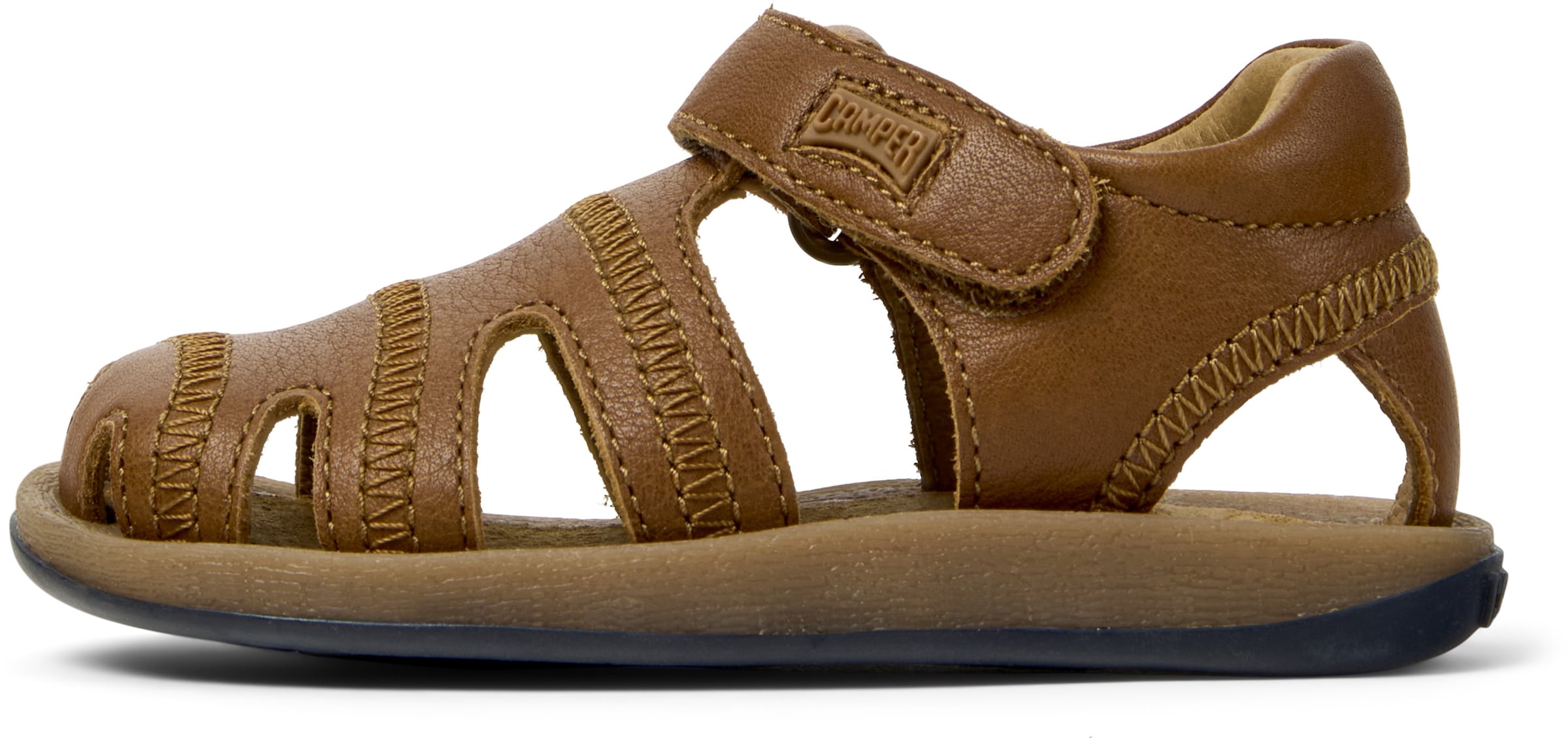 Sandales ' Bicho ' CAMPER en marron : devant