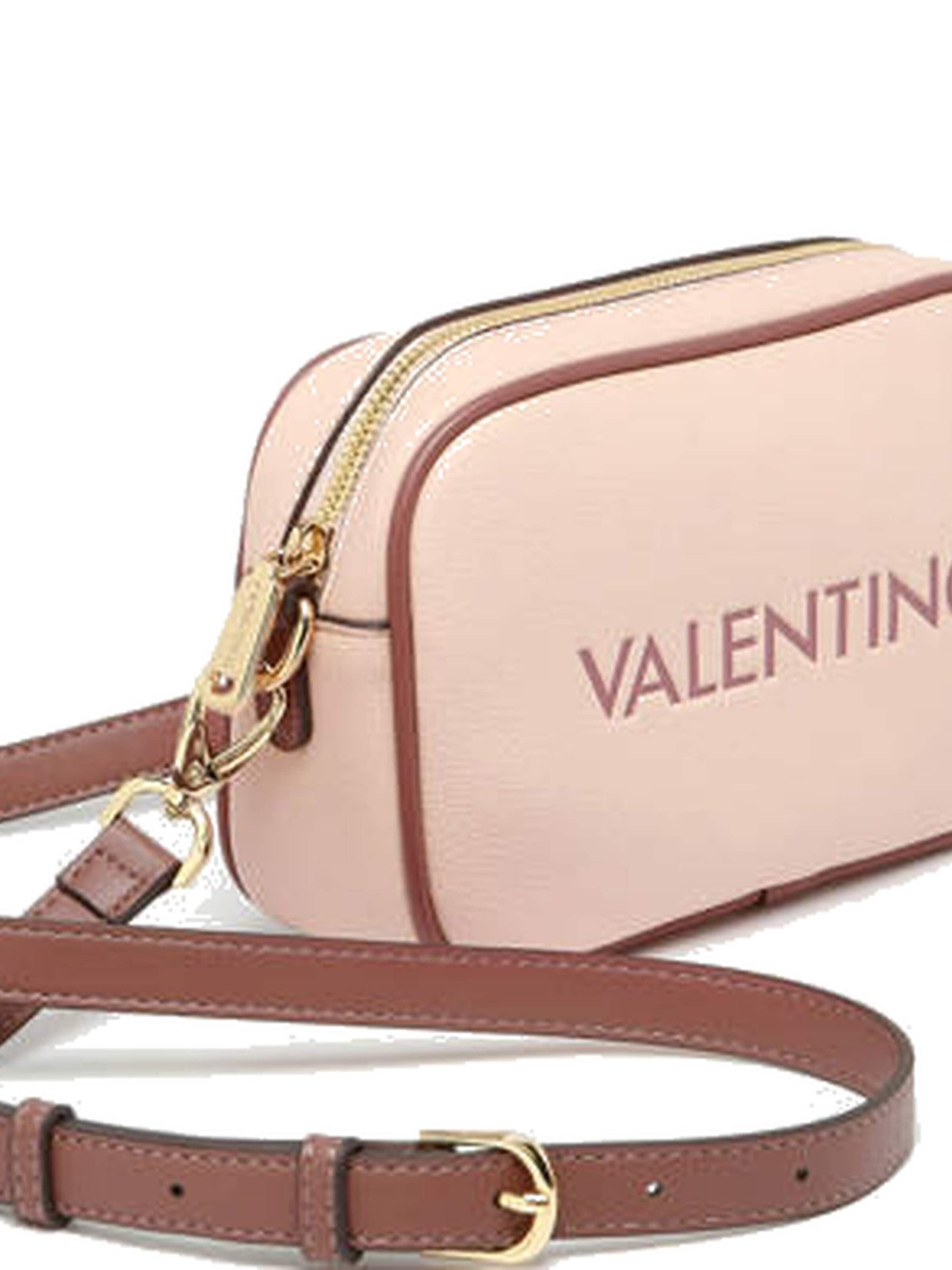 VALENTINOMessenger torba preko ramena 'Valentino Sacoche Wilk Cipria/Rosa Antico' - roza boja