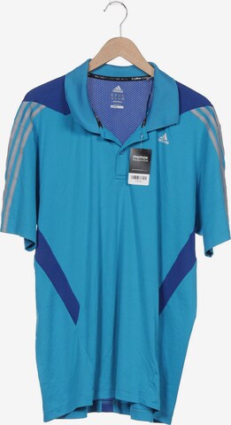 ADIDAS PERFORMANCE Poloshirt XXL in Blau: predná strana