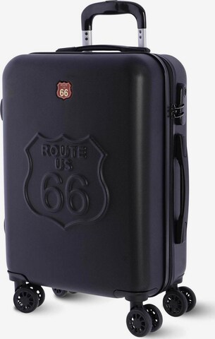 Route 66 - Carrito 'Route 66 - Maleta Cabina 55x40x20' en negro: frente