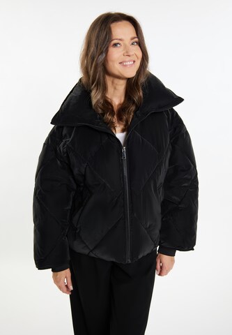 RISA Between-season jacket in Black: front