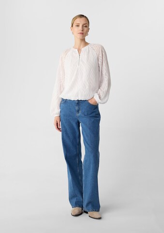 Chemisier comma casual identity en blanc