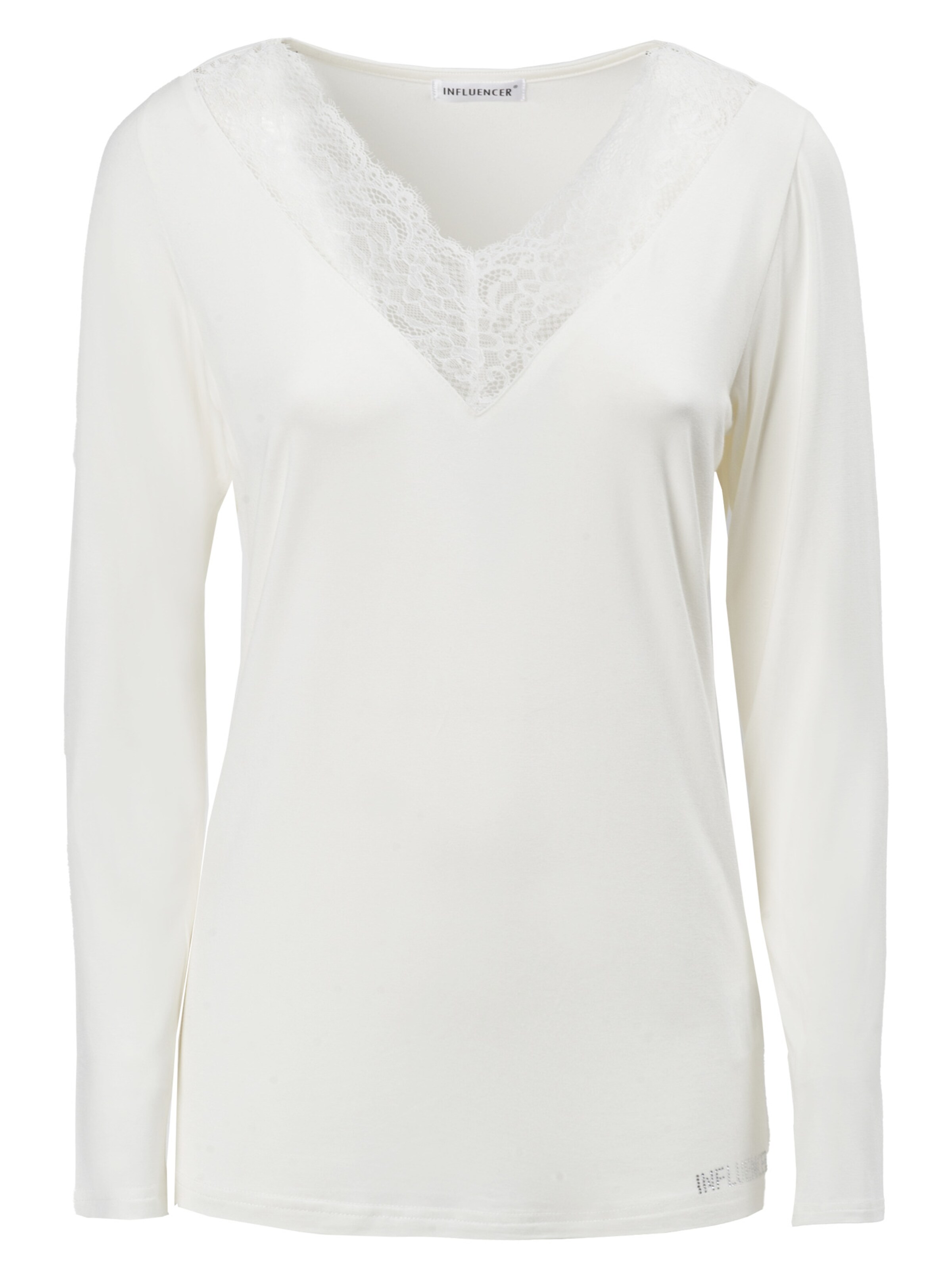 Influencer Tričko - Biela: predná strana