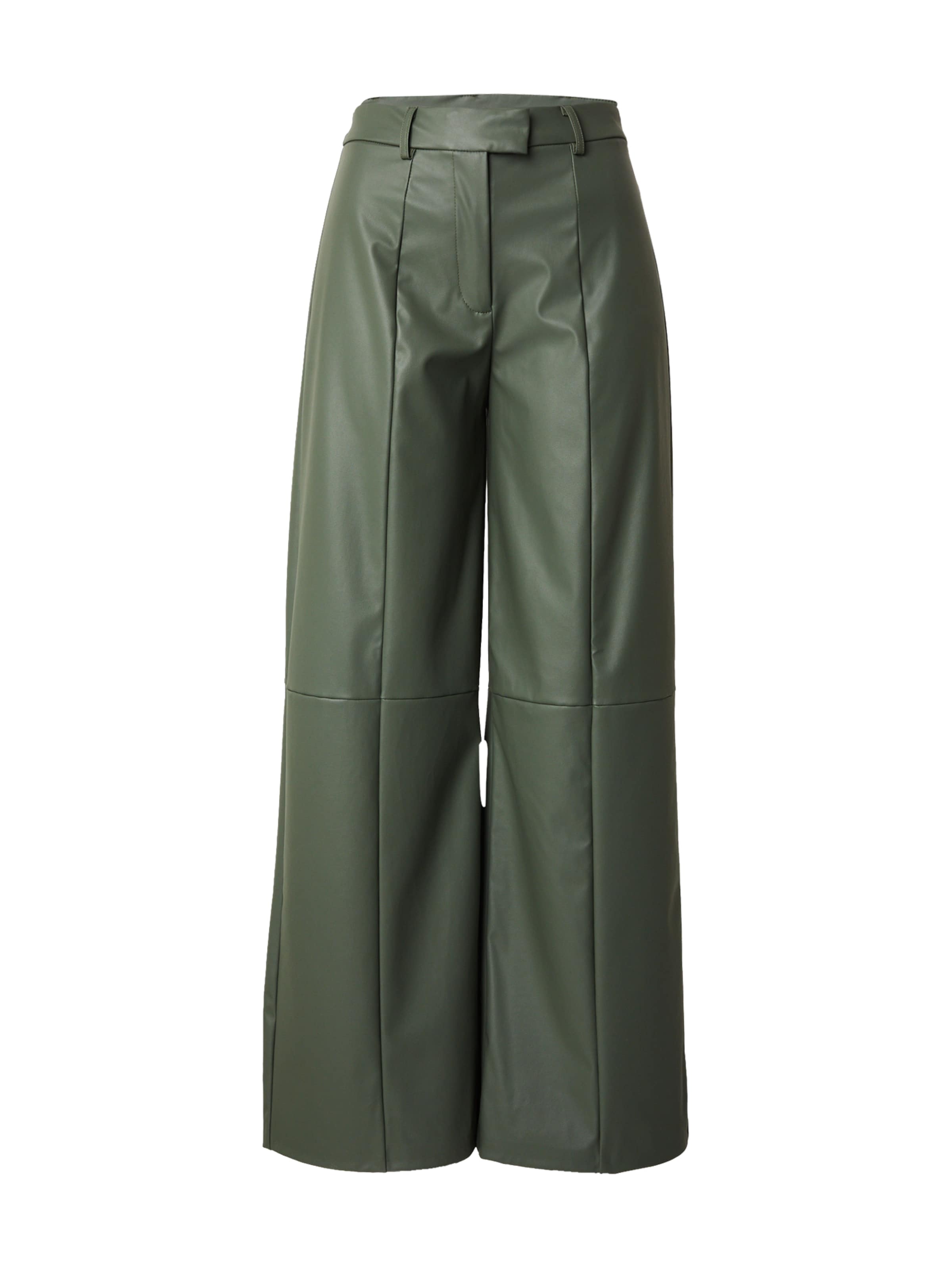 ABOUT YOU Wide leg Pants 'Ines' in Green: front