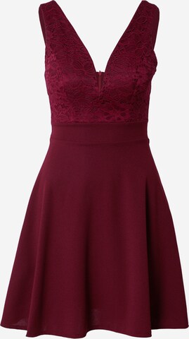 WAL G. Φόρεμα κοκτέιλ 'JOSHY' σε κόκκινο: μπροστά