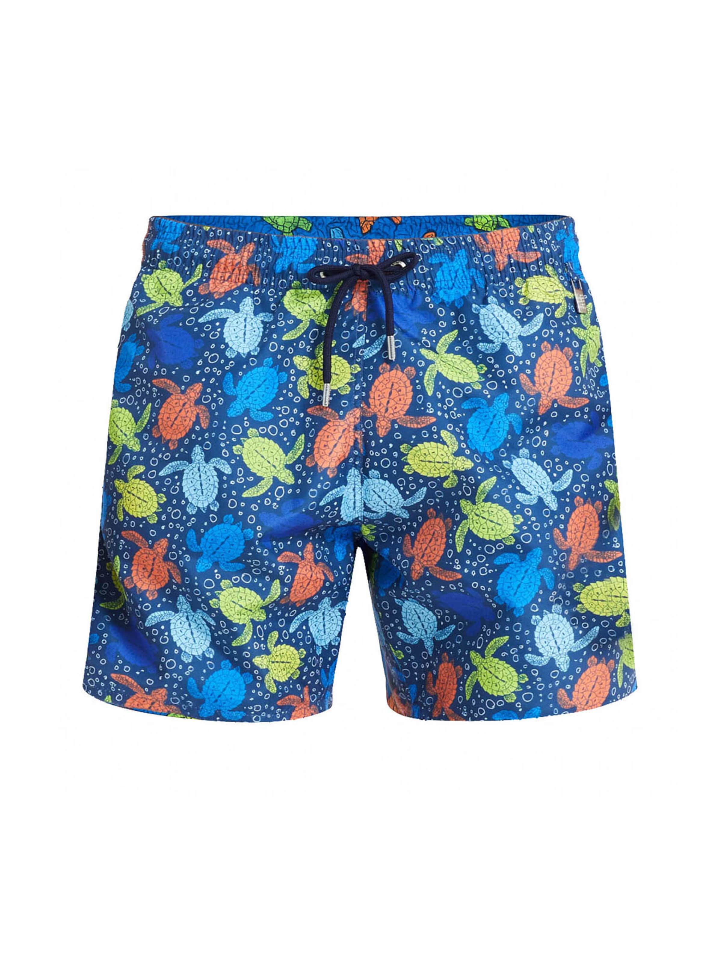 Blackspade Swimming shorts ' Summer Prints ' in Blue: front