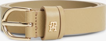 TOMMY HILFIGER Bælte 'ESS EFFORTLESS' i beige: forside