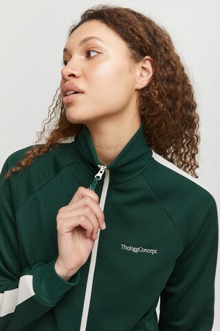 The Jogg Concept Zip-Up Hoodie 'SIMA' in Green