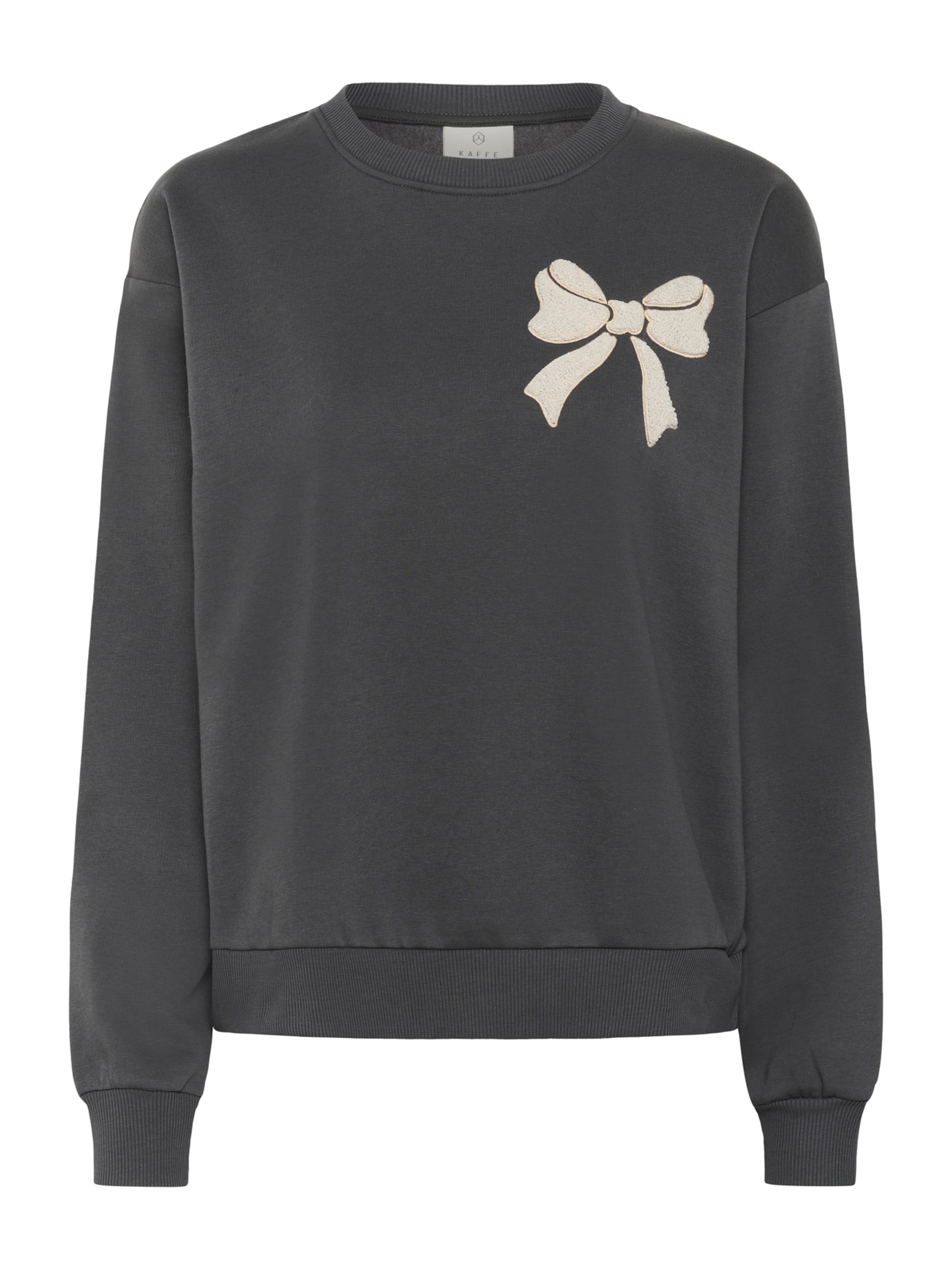 Kaffe Sweatshirt 'KAElenora' in Grau: Vorderseite