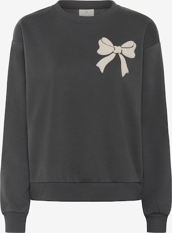 Sweat-shirt 'KAElenora' Kaffe en gris : devant