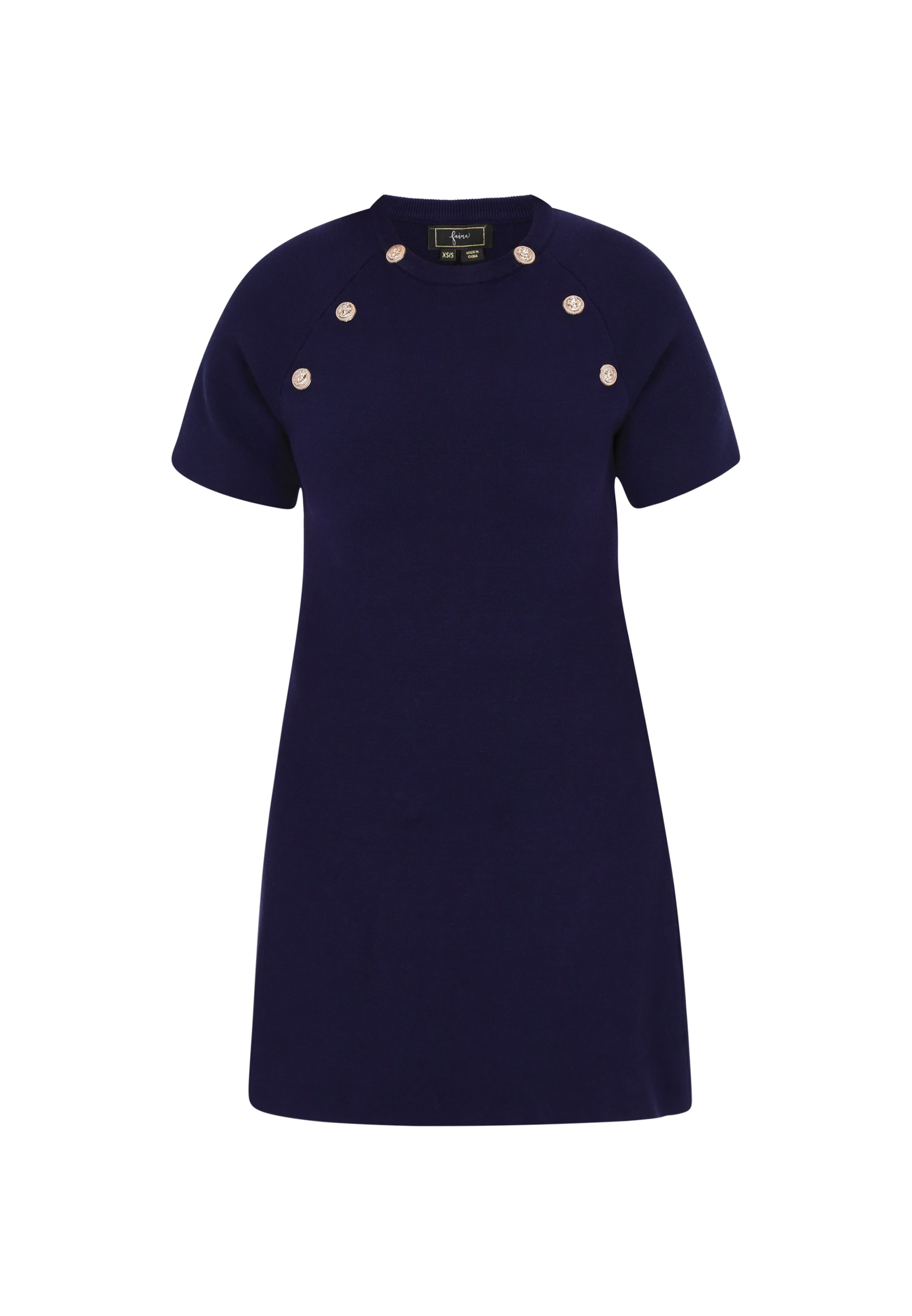 zils faina Kleita: no priekšpuses