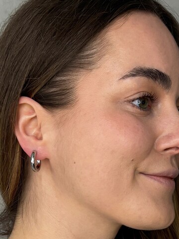 Boucles d'oreilles 'SOLEA' lePelou en argent