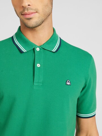 UNITED COLORS OF BENETTON Poloshirt in Grün