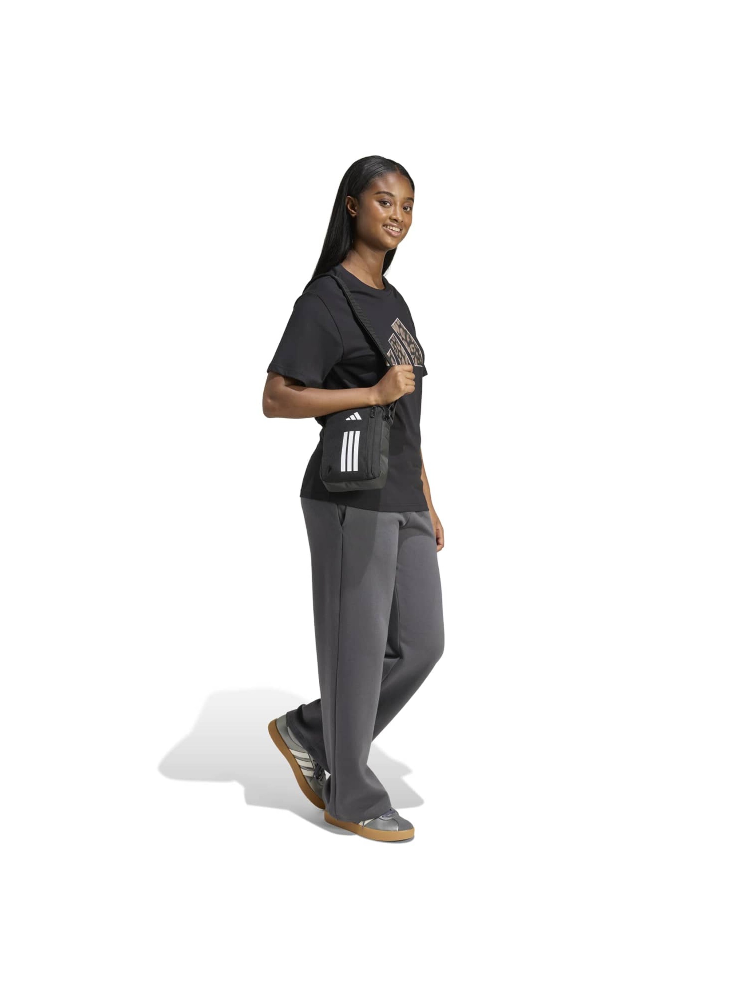 ADIDAS SPORTSWEAR Performance shirt 'Animal Graphic' in Black