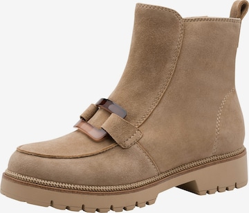 Bottines Tamaris en beige : devant