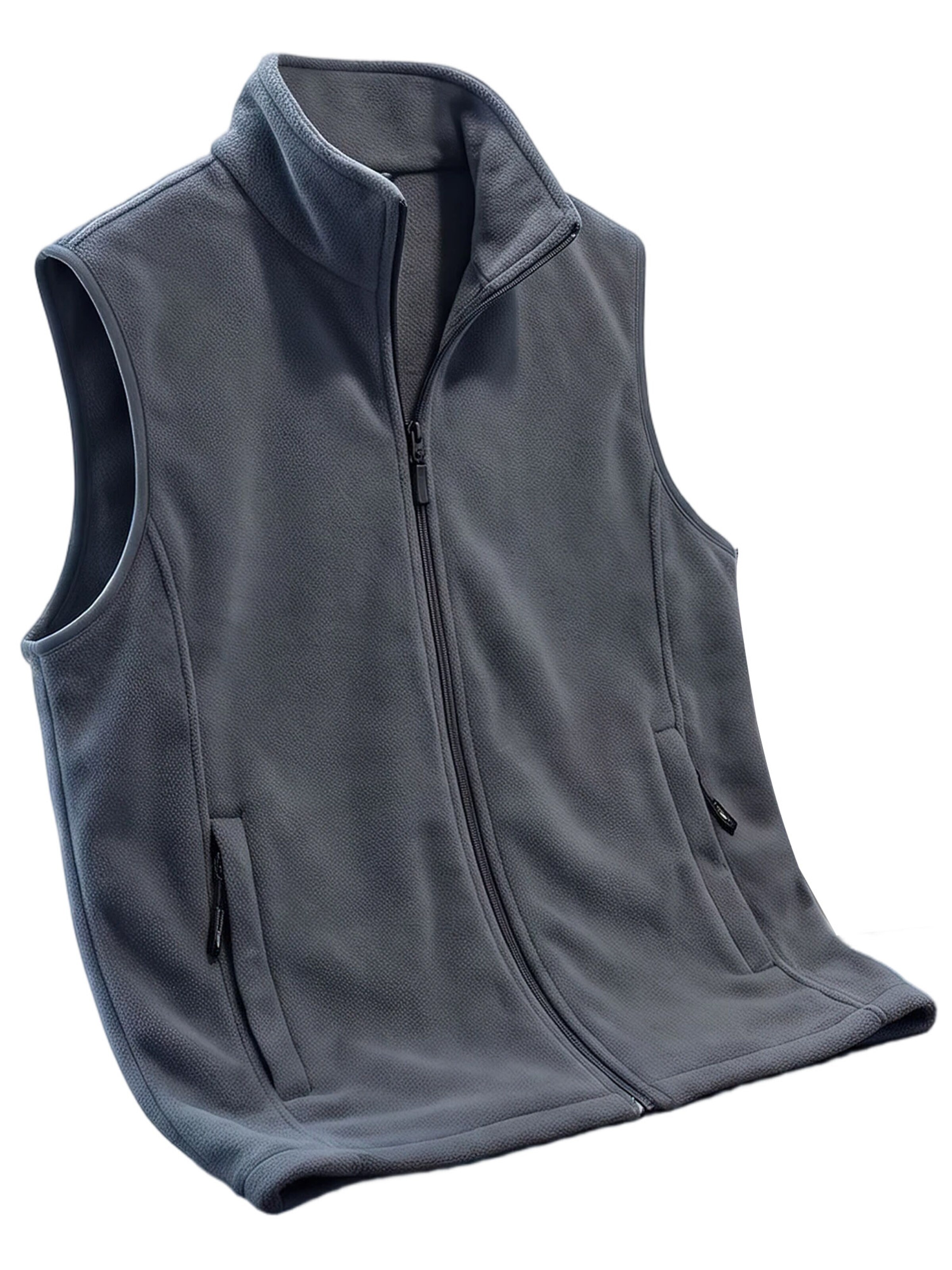 Magicshe Vest 'Fleeceweste' in Grey