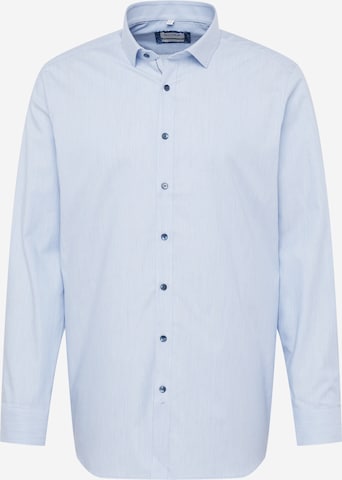 Chemise OLYMP en bleu : devant