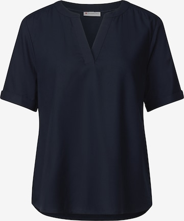STREET ONE Bluse in Blau: Vorderseite