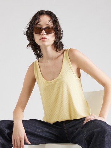 PIECES Top 'BILLO' - sárga