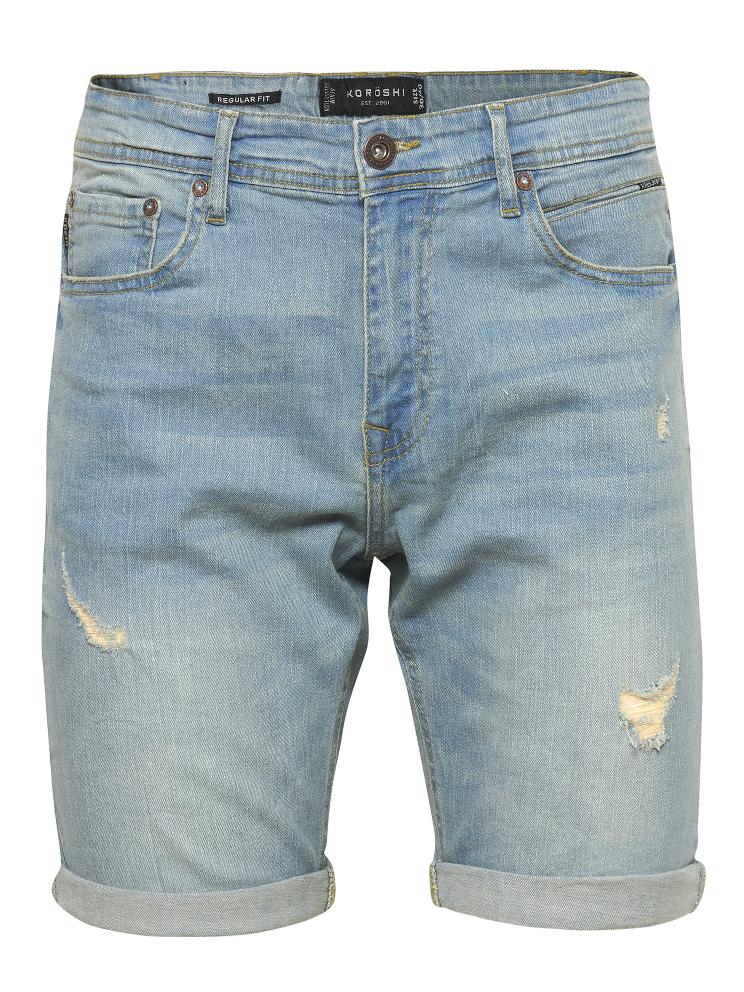 KOROSHI Regular Jeans i blå: framsida