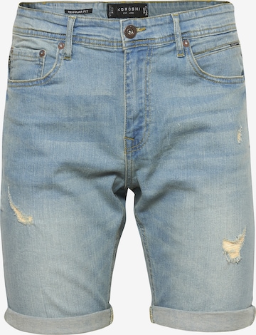 KOROSHI Regular Jeans in Blue: front