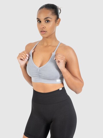 Bustier Soutien-gorge de sport Smilodox en gris