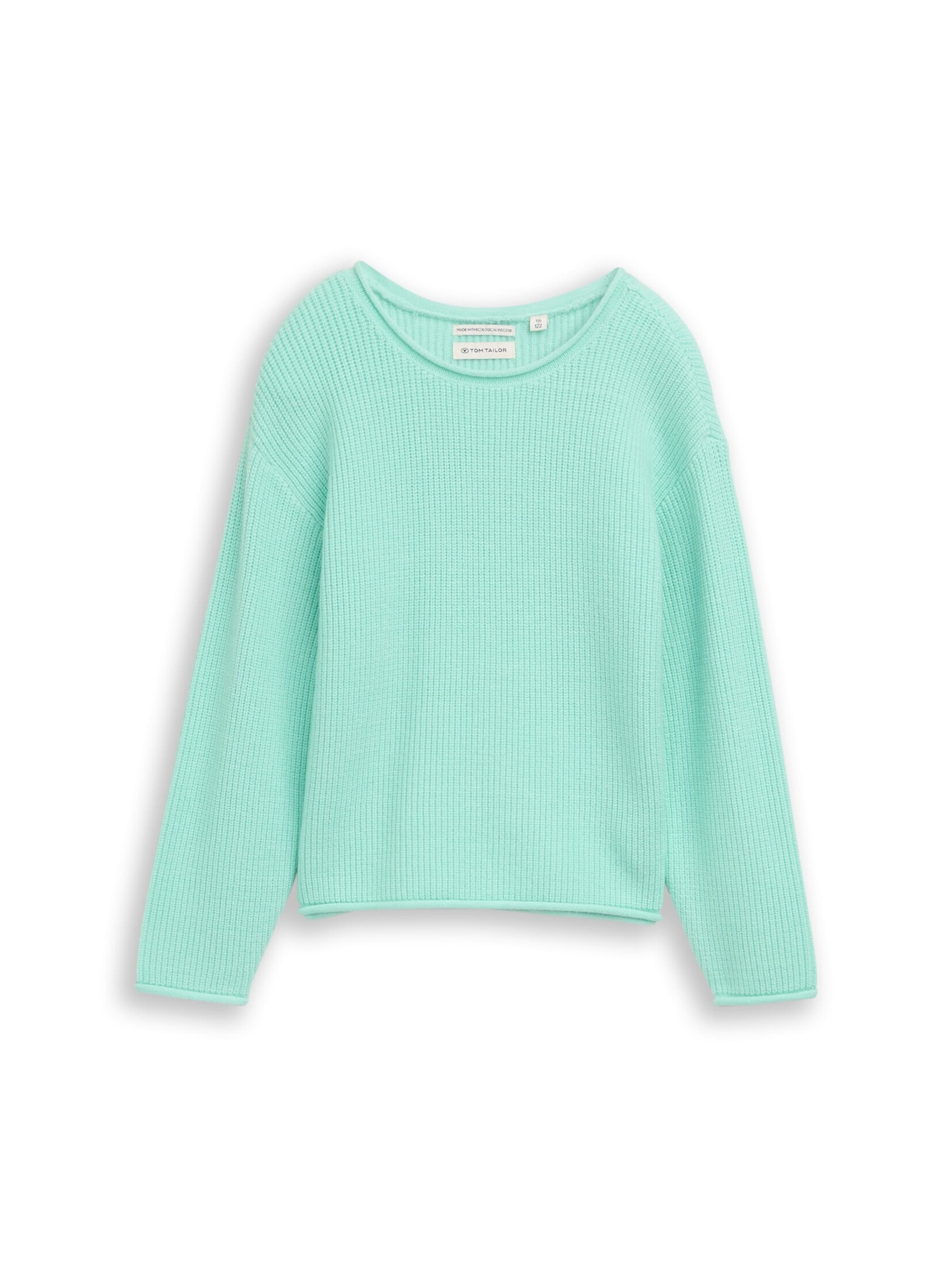 TOM TAILOR Trui in Groen: voorkant