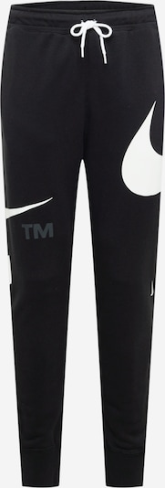 Pantaloni 'Swoosh' Nike Sportswear pe gri / negru / alb, Vizualizare produs