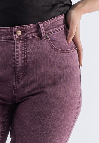 October Slim fit Pants in Purple