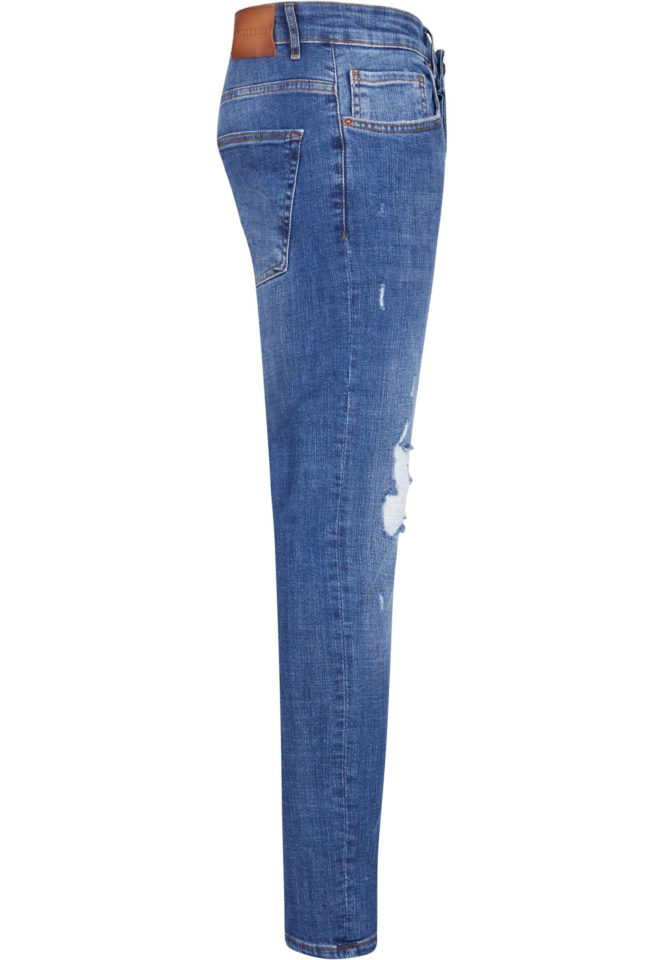 2Y Premium Skinny Jeans in Blauw