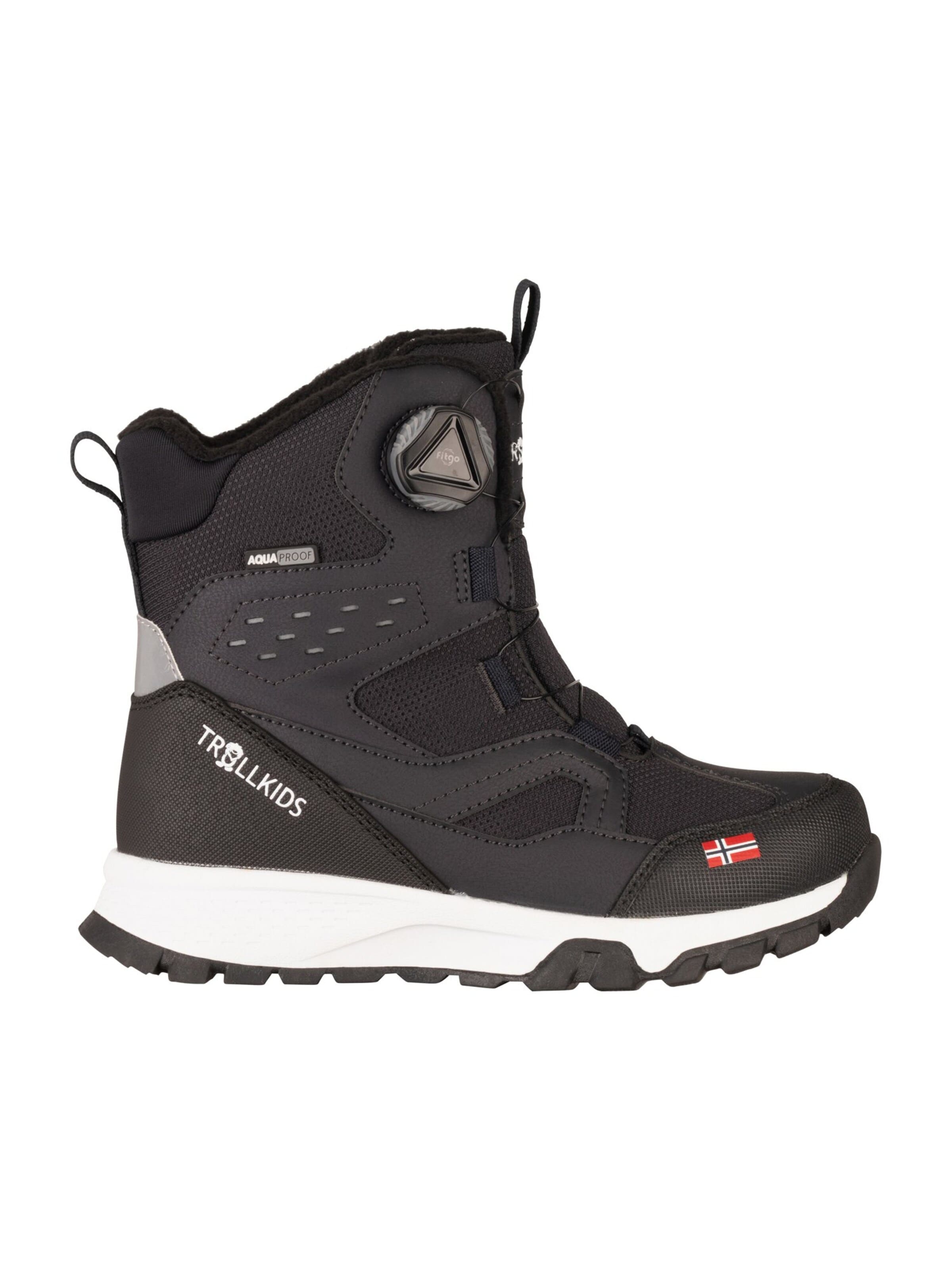 TROLLKIDS Snow Boots in Black