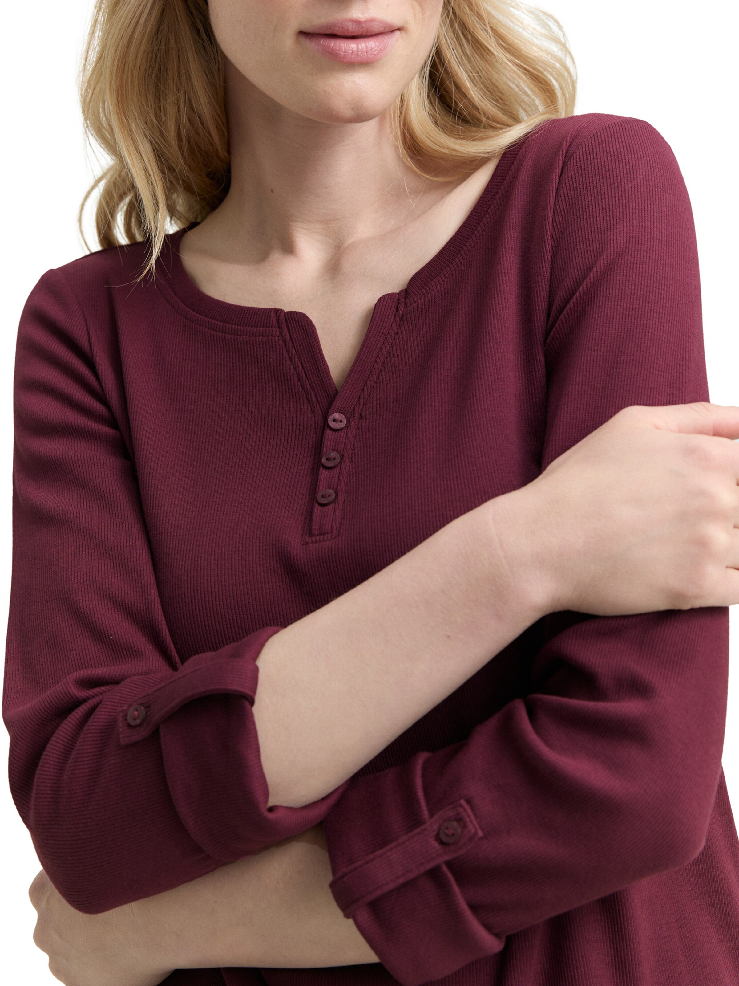 TOM TAILORMajica - crvena boja