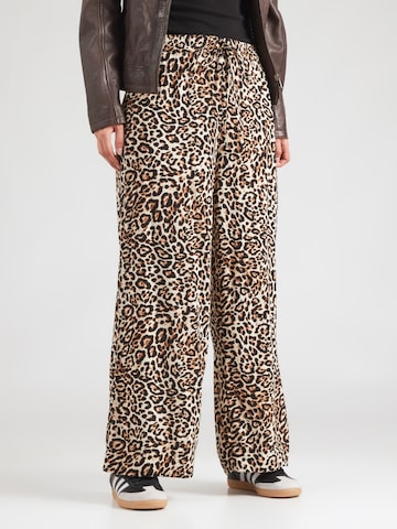 ABOUT YOU Широкий Штаны 'Luisa' в Коричневый: спереди