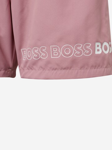 BOSS Black Badeshorts 'Dolphin' in Pink