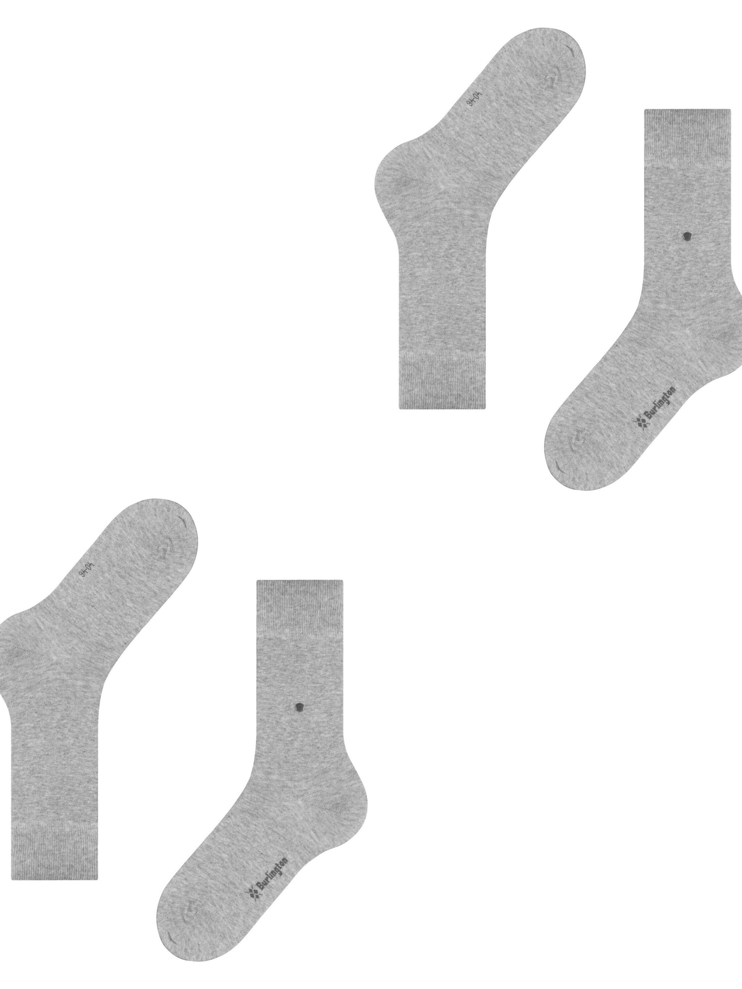 BURLINGTON Socks 'Everyday 2-Pack' in Grey