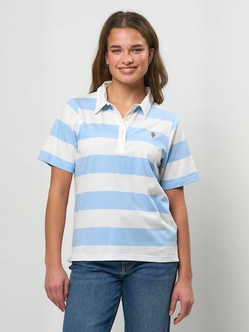 U.S. POLO ASSN. Polo shirt ' UWLaena ' in Blau: Vorderseite