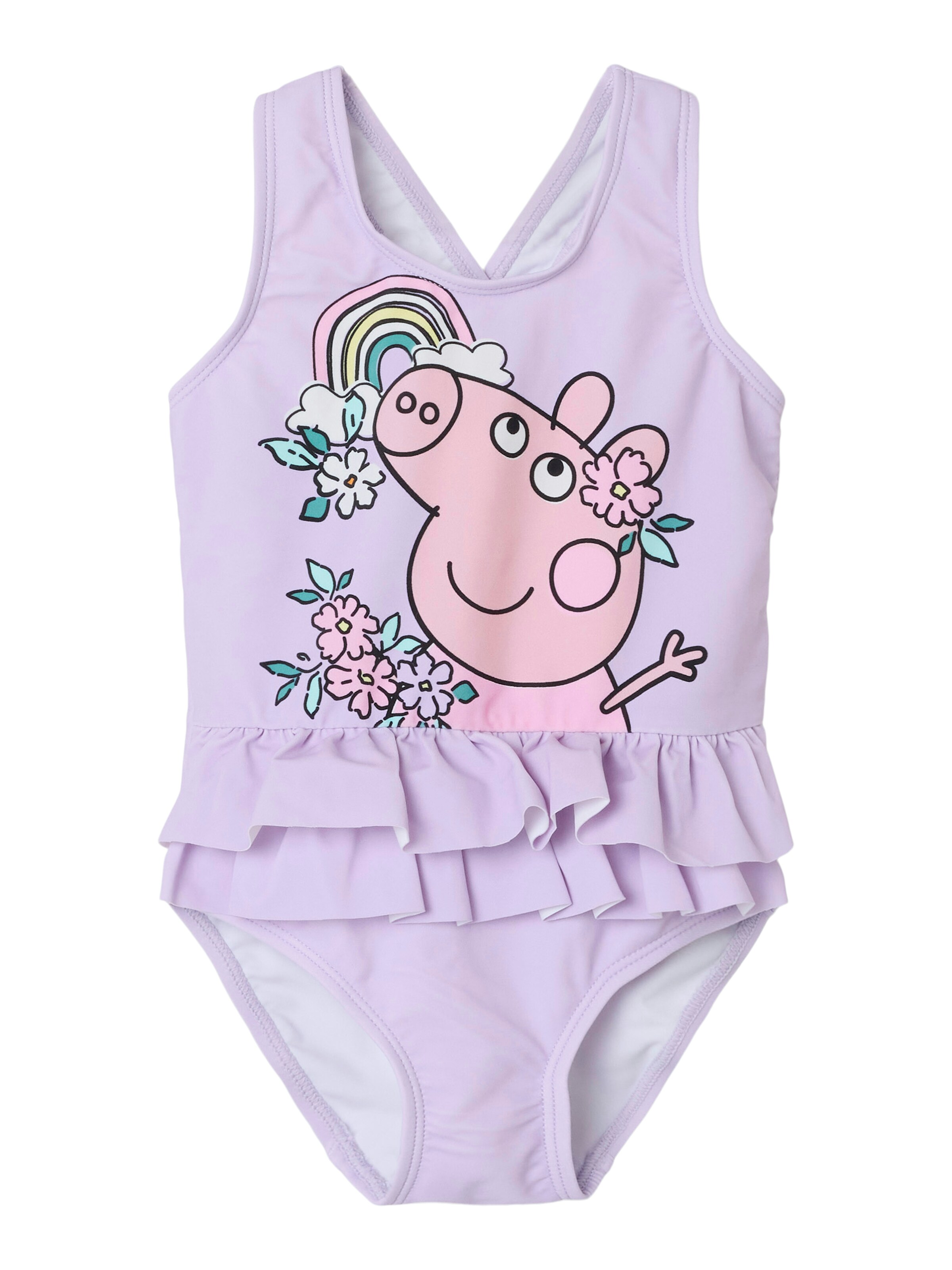 NAME IT Swimsuit 'NMFMiri Peppa' in Purple: front