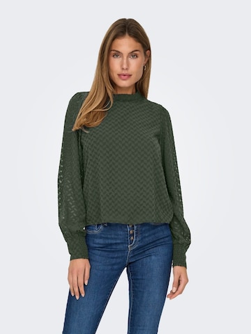 ONLY Blouse 'ONLEMMERY' in Green: front