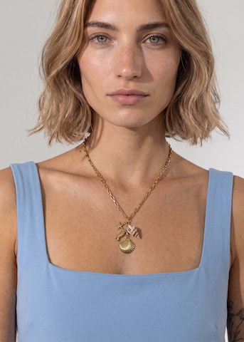 PURELEI - Cadena 'Ocean Crush' en oro: frente