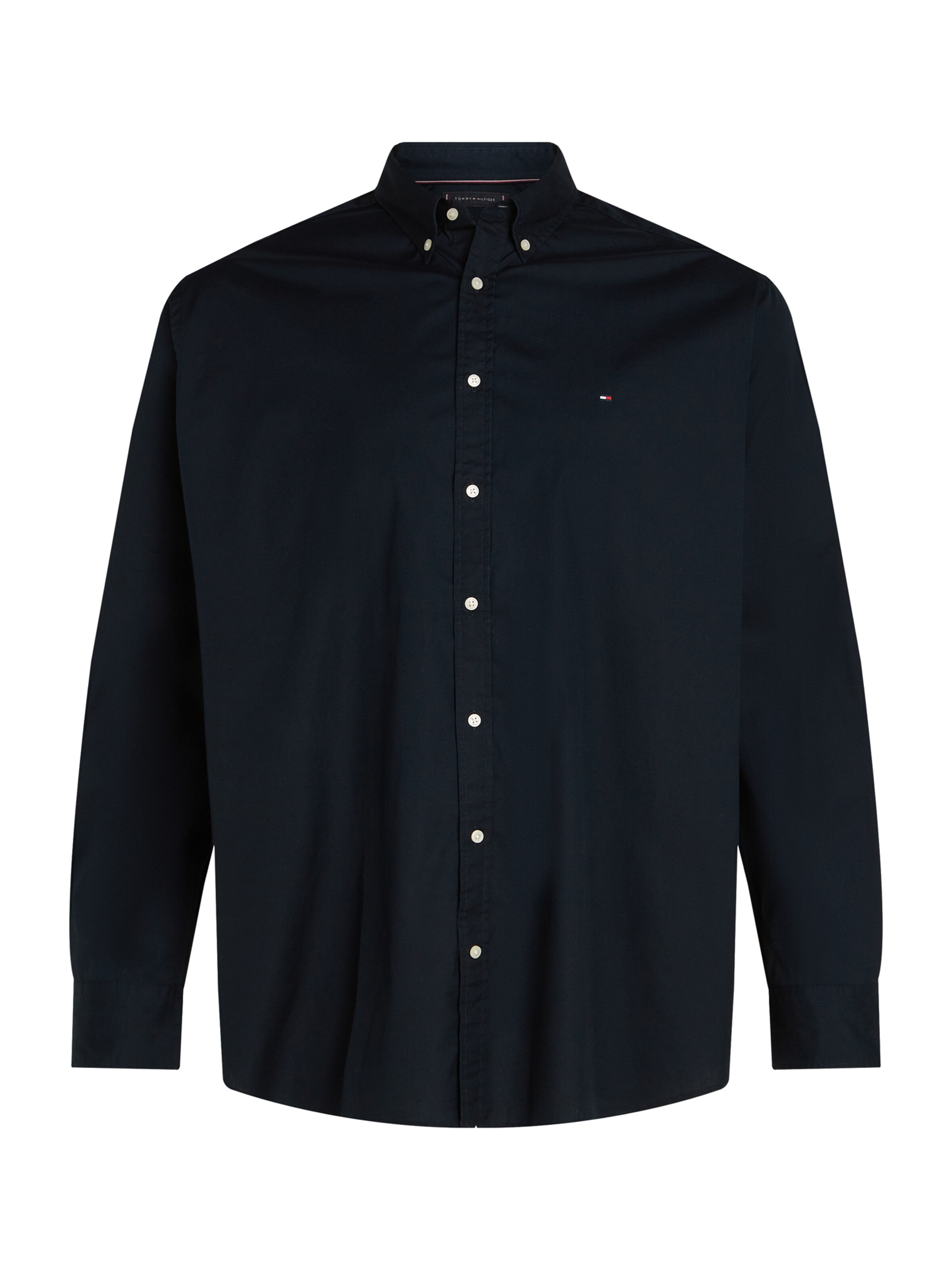 zils Tommy Hilfiger Big & Tall Komforta piegriezums Krekls: no priekšpuses