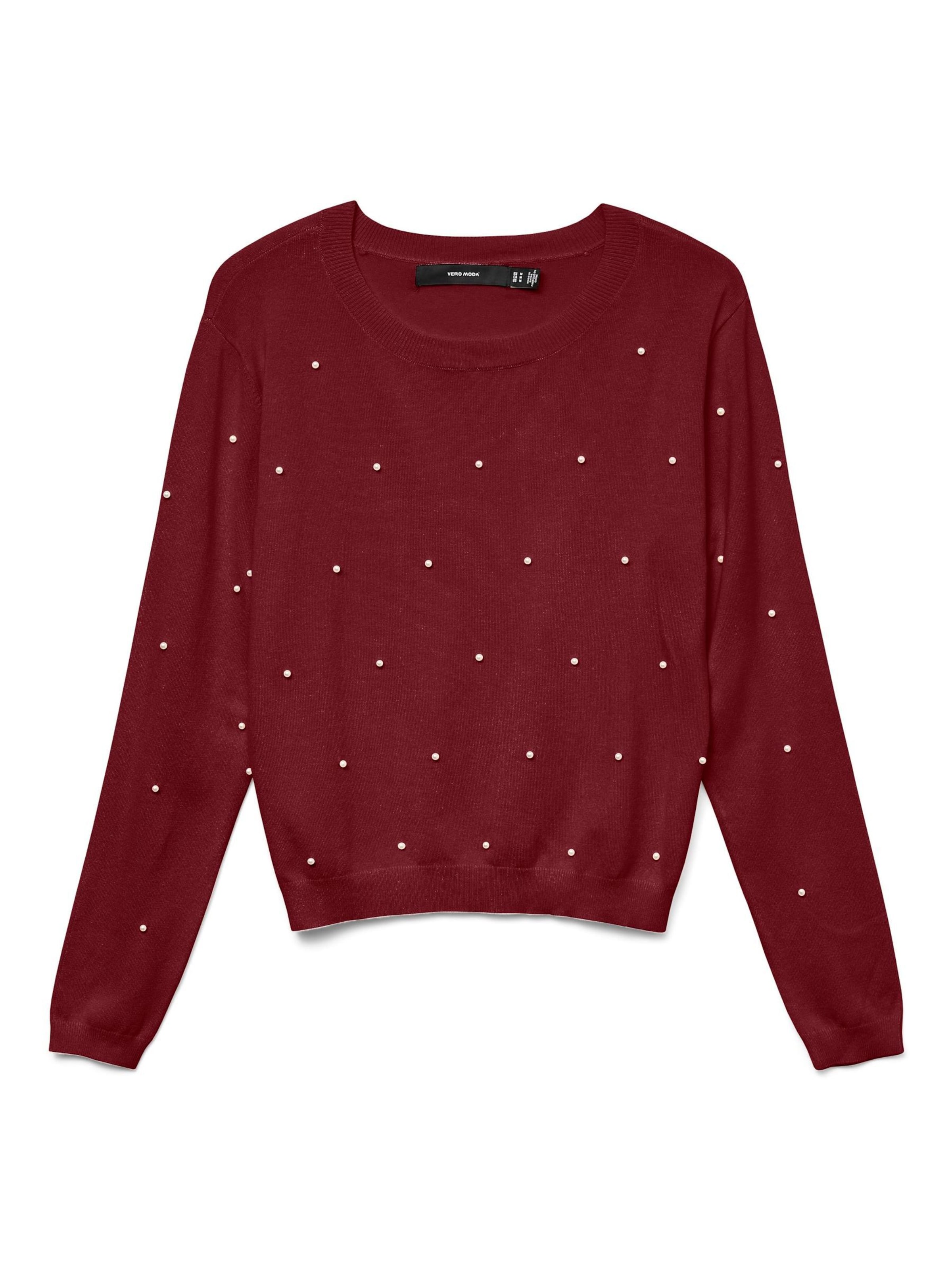VERO MODA Pullover 'VMGlory' i rød: forside