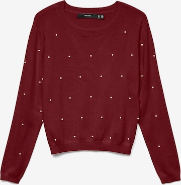 Pull-over 'VMGlory' VERO MODA en rouge : devant