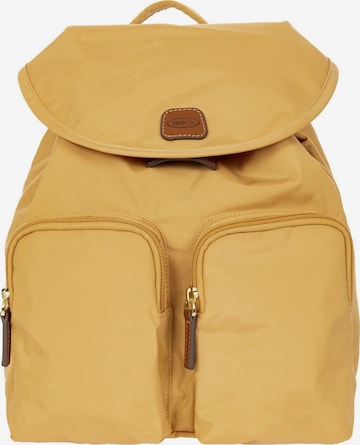 Bric's Backpack 'X-Travel' in Yellow: front