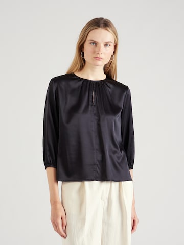 rosemunde Blouse in Zwart: voorkant