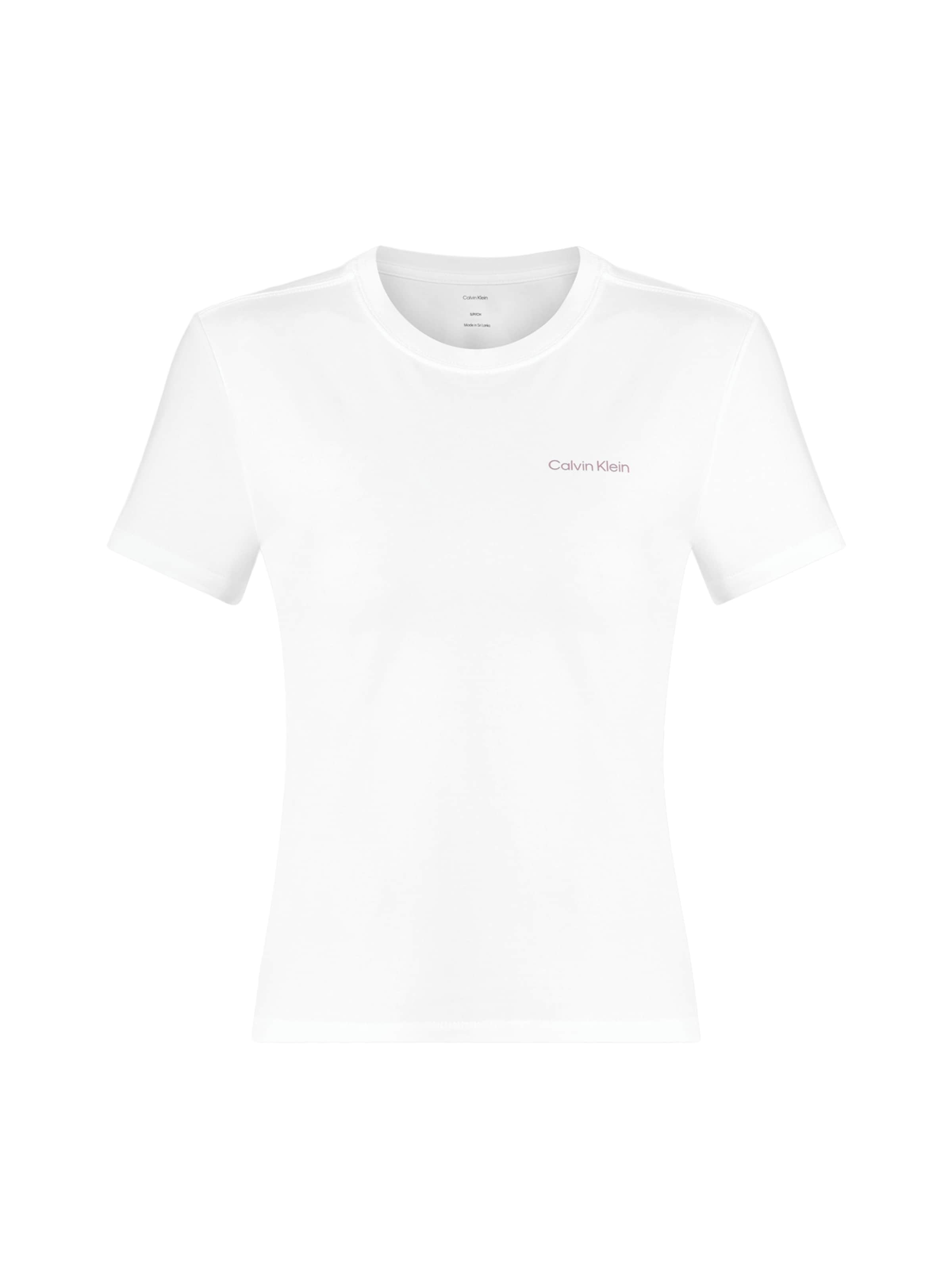 Calvin Klein Jeans Μπλουζάκι σε λευκό: μπροστά