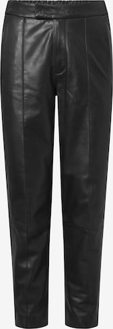 Coupe slim Pantalon Bolongaro Trevor en noir : devant