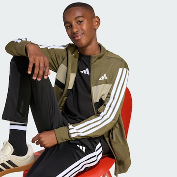 ADIDAS SPORTSWEAR Tracksuit 'Seasonal Essentials Tiberio' in Green