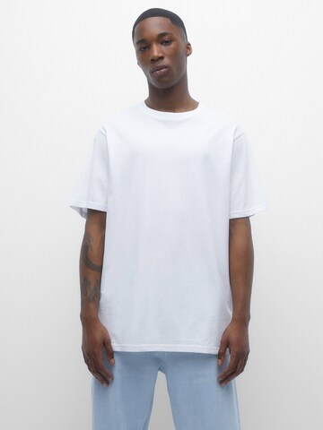 T-Shirt Pull&Bear en blanc